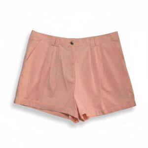 ASOS Peach Bermuda Shorts Tailored High-Waisted Size 14
